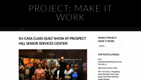 What Projectmakeitwork.com website looked like in 2019 (4 years ago)