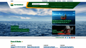 What Petrobras.com.br website looked like in 2019 (4 years ago)