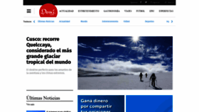What Peru.com website looked like in 2019 (4 years ago)
