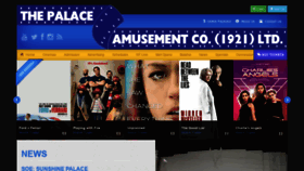 What Palaceamusement.com website looked like in 2019 (4 years ago)