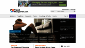 What Projectmanagement.com website looked like in 2019 (5 years ago)