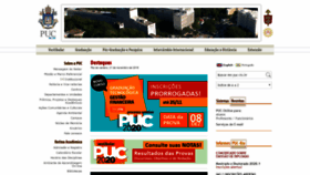 What Puc-rio.br website looked like in 2019 (4 years ago)