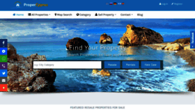 What Propercyprus.com website looked like in 2019 (4 years ago)