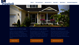 What Primebankmortgage.com website looked like in 2019 (4 years ago)