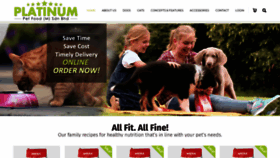 What Platinumpetfood.com.my website looked like in 2019 (4 years ago)