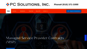 What Pcsolutionsnc.com website looked like in 2019 (4 years ago)