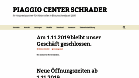 What Piaggio-center-schrader.de website looked like in 2019 (4 years ago)