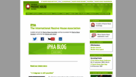 What Passivehouse-international.org website looked like in 2019 (5 years ago)