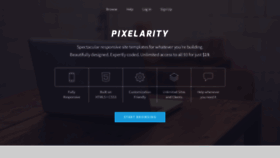 What Pixelarity.com website looked like in 2019 (4 years ago)
