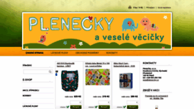 What Plenecky.cz website looked like in 2019 (4 years ago)
