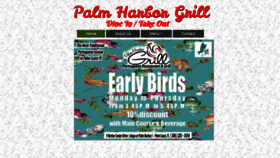 What Palmharborbbq.com website looked like in 2019 (4 years ago)
