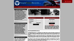 What Peoplepublicrecords.org website looked like in 2019 (4 years ago)