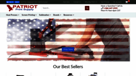 What Patriotprintsupply.com website looked like in 2019 (4 years ago)