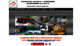What Pvcdemonterrey.com.mx website looked like in 2019 (4 years ago)