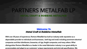 What Partnersmetalfab.com website looked like in 2019 (4 years ago)