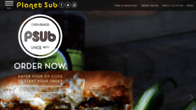What Planetsub.com website looked like in 2019 (4 years ago)