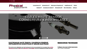 What Physical-instruments.fr website looked like in 2019 (4 years ago)
