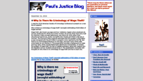 What Paulsjusticeblog.com website looked like in 2019 (4 years ago)