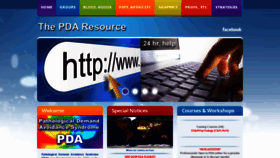 What Pdaresource.com website looked like in 2019 (4 years ago)
