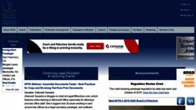 What Paralegals.org website looked like in 2019 (4 years ago)