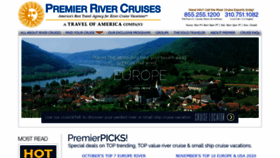 What Premierrivercruises.com website looked like in 2019 (4 years ago)