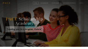 What Pacescholarshipacademy.com website looked like in 2019 (4 years ago)