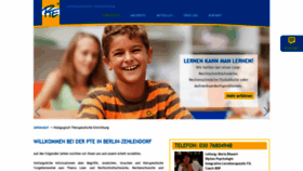 What Pte-zehlendorf.de website looked like in 2019 (4 years ago)