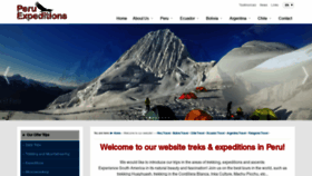 What Peruexpeditions.pe website looked like in 2019 (4 years ago)