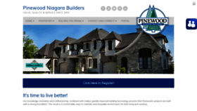 What Pinewoodhomes.ca website looked like in 2019 (4 years ago)