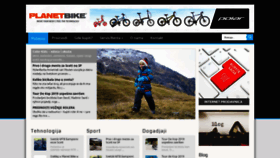What Planetbike.rs website looked like in 2019 (4 years ago)