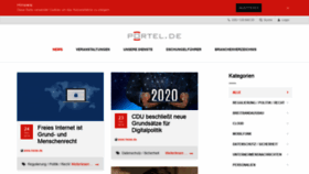What Portel.de website looked like in 2019 (4 years ago)