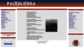 What Paceguerra.it website looked like in 2019 (4 years ago)