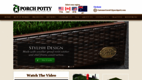 What Porchpotty.com.au website looked like in 2019 (4 years ago)