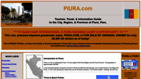 What Piura.com website looked like in 2019 (4 years ago)