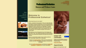What Professionalesthetics.net website looked like in 2019 (4 years ago)