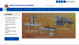 What Packagingmachineryarjun.com website looked like in 2019 (4 years ago)