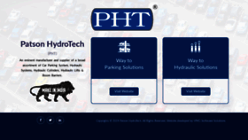What Patsonhydrotech.com website looked like in 2019 (4 years ago)