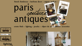 What Pariscoutureantiques.com website looked like in 2019 (4 years ago)