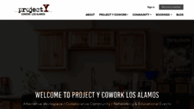 What Projectylosalamos.com website looked like in 2019 (4 years ago)