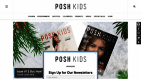 What Poshkidsmag.com website looked like in 2019 (4 years ago)
