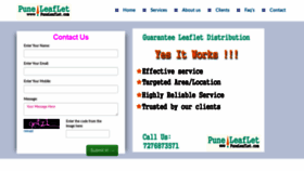 What Puneleaflet.com website looked like in 2019 (5 years ago)