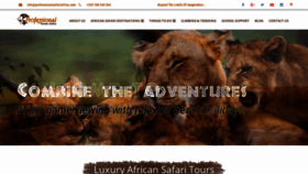 What Professionalsafariafrica.com website looked like in 2019 (4 years ago)