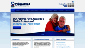 What Primenetmedical.com website looked like in 2019 (4 years ago)
