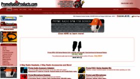 What Prymeradioproducts.com website looked like in 2019 (4 years ago)