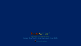 What Pulsemetric.com website looked like in 2019 (4 years ago)