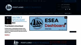 What Portlandschools.org website looked like in 2019 (4 years ago)