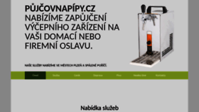 What Pujcovnapipy.cz website looked like in 2019 (4 years ago)