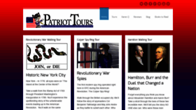 What Patriottoursnyc.com website looked like in 2019 (4 years ago)