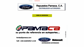 What Pamaca.com website looked like in 2019 (4 years ago)