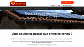What Panosol.fr website looked like in 2019 (4 years ago)
